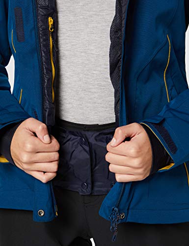 SALOMON Fantasy Jkt W Chaquetón con Capucha para esquí, Mezcla de sintéticos, Mujer, Azul (Poseidon), L