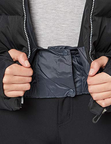 SALOMON Stormcozy Jkt W Chaquetón con Capucha para esquí, Mezcla de sintéticos, Mujer, Negro, S