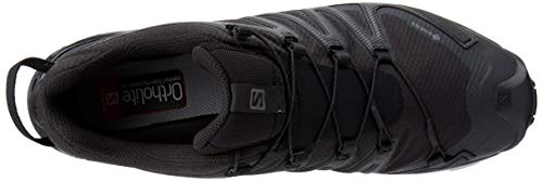 Salomon XA Pro 3D V8 GTX, Zapatillas De Trail Running Y Sanderismo Impermeables Versión Màs Ligera Hombre, Color: Negro (Black/Black/Black), 42 2/3 EU