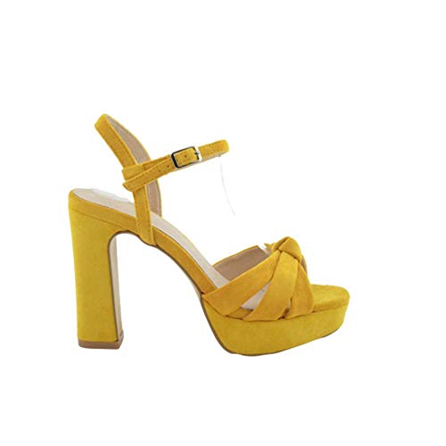 Sandalia Fiesta moña Amarilla