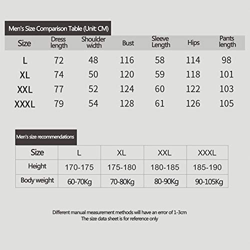 SANJIANG Conjunto De Pijamas para Hombre Pijamas De Manga Larga De Lana Coralina Pijamas De Invierno Pantalones Superiores Ropa De Dormir Ropa De Dormir,B-XL