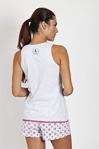 SANTORO Pijama Tirantes Awareness para Mujer