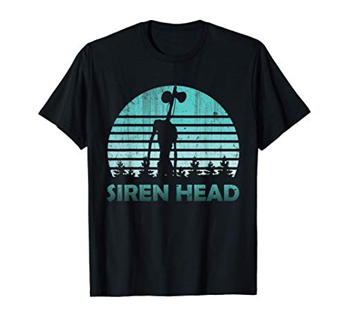 Scary Siren Head Horror Vintage / halloween meme regalos par Camiseta