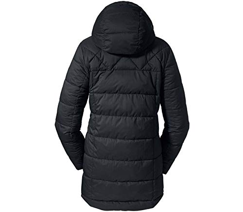 Schöffel Boston L - Abrigo de invierno para mujer, Mujer, 12806, negro, 42