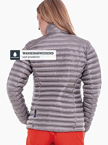 Schöffel Chaqueta térmica Annapolis1, chaqueta térmica acolchada con cuello alto, cálida y transpirable, para mujer, Mujer, Chaqueta térmica y de plumón., 12662, Fibra plateada., 44