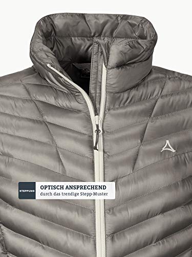Schöffel Chaqueta térmica Annapolis1, chaqueta térmica acolchada con cuello alto, cálida y transpirable, para mujer, Mujer, Chaqueta térmica y de plumón., 12662, Fibra plateada., 44