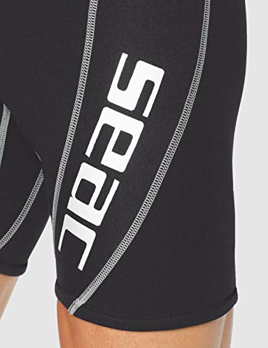 Seac Ciao 2.5 mm - Mono de neopreno para hombre, color negro/rojo, talla XL