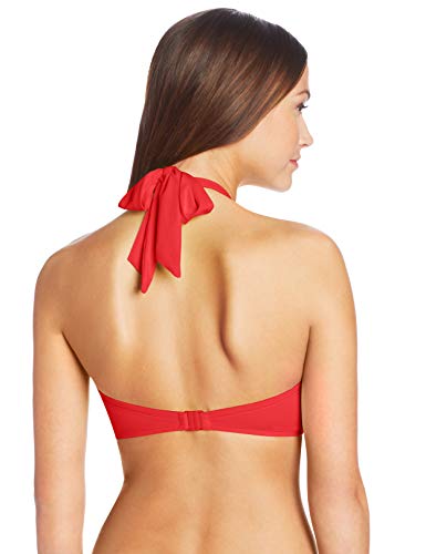 Seafolly Bandeau Parte de Arriba de Bikini, Rojo (Chilli Chilli), 80C (Talla del Fabricante: 8) para Mujer