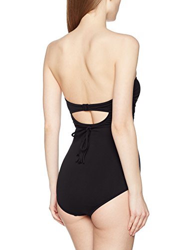 Seafolly C/d Wrap Front Bandeau Maillot bañadores, Negro (Black Black), 100D (Talla del Fabricante: 16) para Mujer