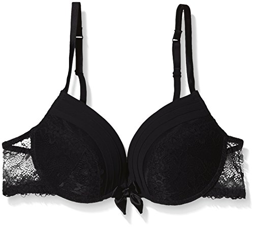 Selene Carla, Sujetador Push-Up Para Mujer, Negro, ES B85