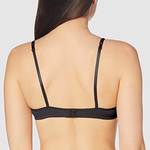 Selene Sujetador Copa B sin Aros con Relleno Ana - Negro, 75