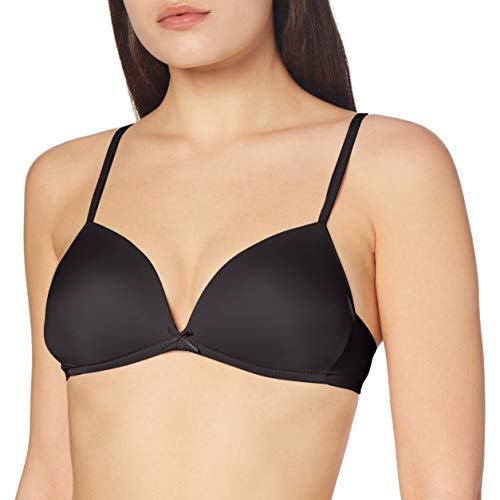 Selene Sujetador Copa B sin Aros con Relleno Ana - Negro, 75
