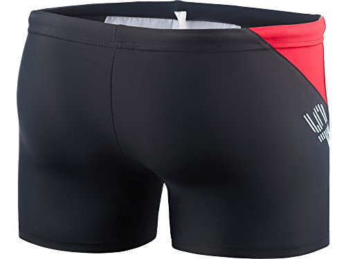 Sesto Senso Bañador de natación para hombre 371 (Negro, XL)