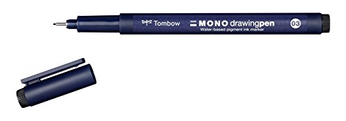 Set De 3 Rotuladores Fineliner Mono Drawing Tombow