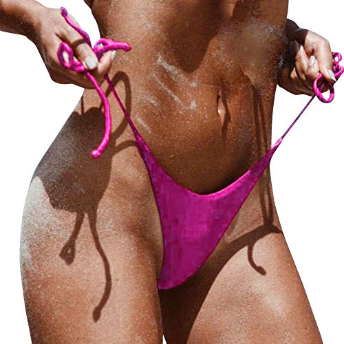 Sexy Bikini Tanga C Mujer Rojo Mini Tangas sexys 2019 Ropa de Verano Playa POLP bañadores Mujer Natacion Bikinis Traje de baño una Pieza