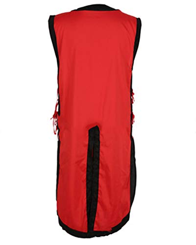 Shaoyao Disfraz De Caballero Dividir Tops Renacentistas Traje De Escenario Medieval para Hombre Rojo 2XL