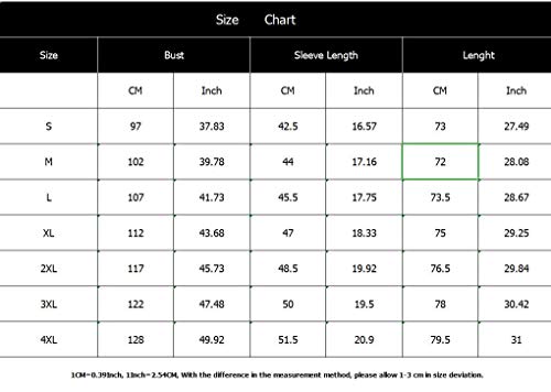 Shaoyao Hombres Cárdigan Chaqueta De Kimono Japonesa Chaqueta De Informal Chino Negro 3XL