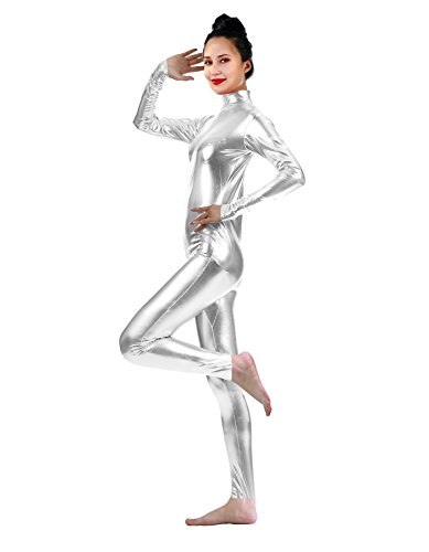 Sheface - Mono - para mujer plateado plata XXL