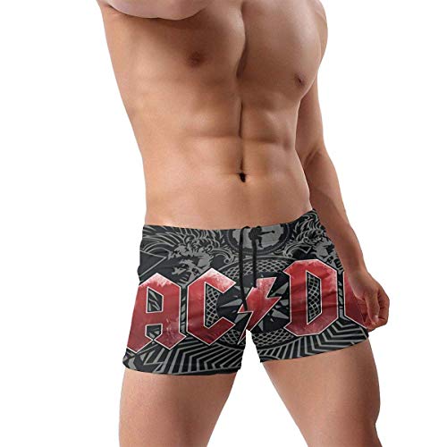 Shichangwei ACDC - Bañador para hombre, bañador tipo bóxer