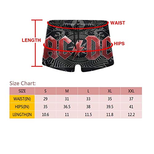 Shichangwei ACDC - Bañador para hombre, bañador tipo bóxer