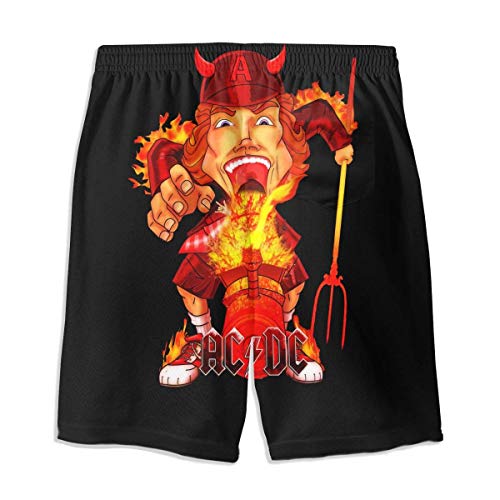 Shichangwei ACDC - Bañador para hombre, color blanco