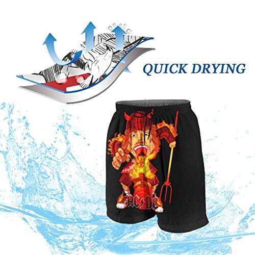 Shichangwei ACDC - Bañador para hombre, color blanco