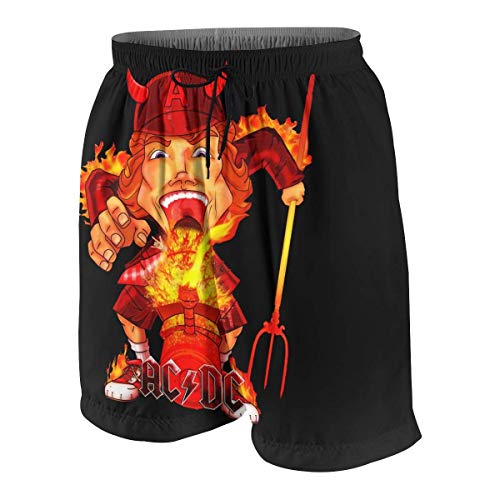 Shichangwei ACDC - Bañador para hombre, color blanco