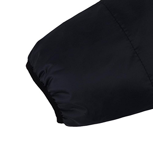 SHOBDW Hombres Delgado Informal Chaqueta Caliente Encapuchado Invierno Gruesa Abrigo Parka Abrigo con Capucha (Rojo, M)