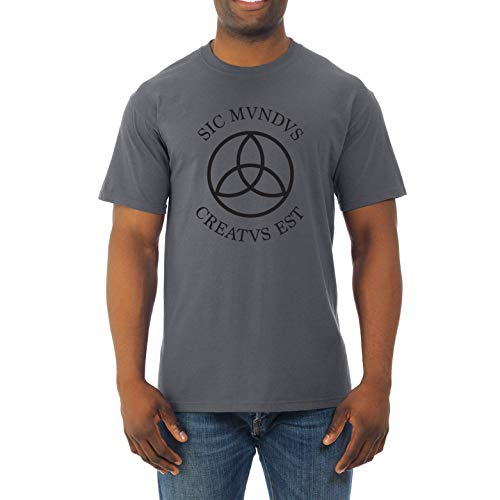 SIC MUNDUS CREATUS Dark - Camiseta Manga Corta (Gris Plomo, M)