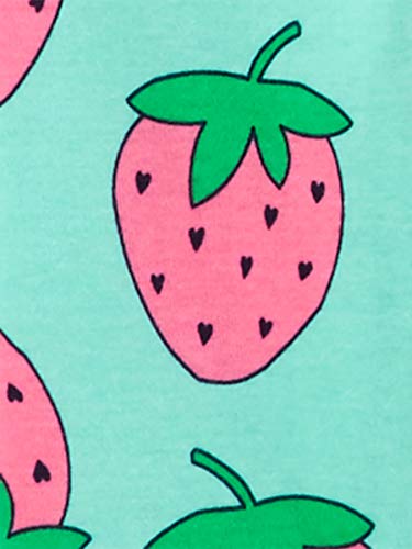 Simple Joys by Carter's 6-Piece Snug Fit Cotton Pajama Set Infant-and-Toddler Sets, Flamenco/Fresas/Llama, 5-6 años, Pack de 6