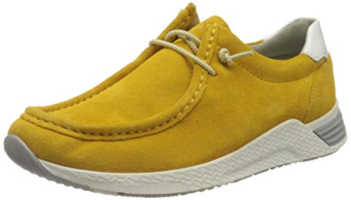 Sioux Grash-d192-59, Zapatillas Mujer, Amarillo (Amber/Weiss 006), 38 EU