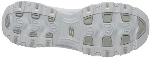 Skechers D'Lites-Fresh Start, Zapatillas Mujer, Multicolor (WSL Black Leather/Mesh/Charcoal Trim #ll), 38 EU