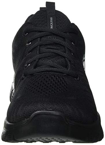 Skechers Graceful-Get Connected, Zapatillas Mujer, Negro (BBK Black Mesh/Trim), 40 EU