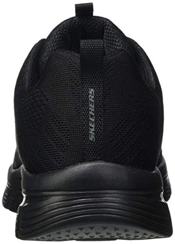 Skechers Graceful-Get Connected, Zapatillas Mujer, Negro (BBK Black Mesh/Trim), 40 EU