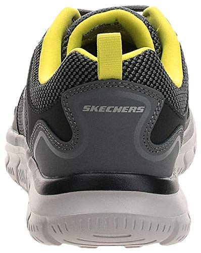 Skechers Track, Zapatillas de Entrenamiento Hombre, Multicolor (CCLM Black Leather/Mesh/Trim), 42.5 EU