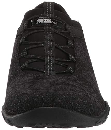 Skechers Women's Breathe-Easy - Opportuknity Shoe, BLK, 10 M US