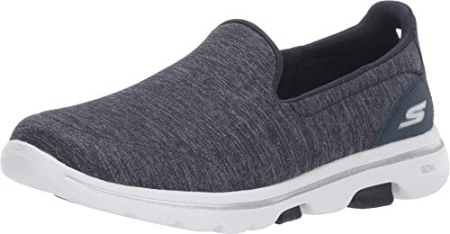 Skechers - Zapatillas Deportivas Go Walk 5 Honor sin Cordones para Chica Mujer (38 EU) (Marino)