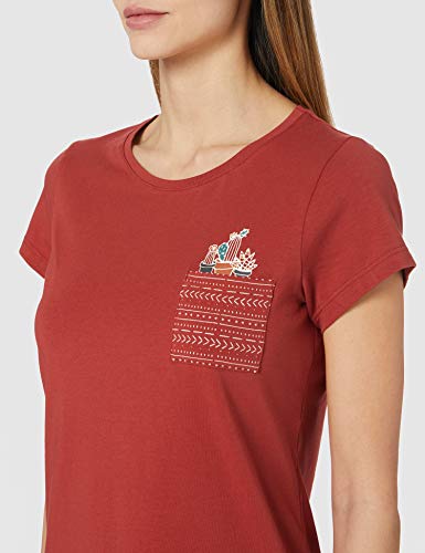 Skiny Damen Pyjama Kurz Juego de Pijama, Rojo Burnt, 40 para Mujer