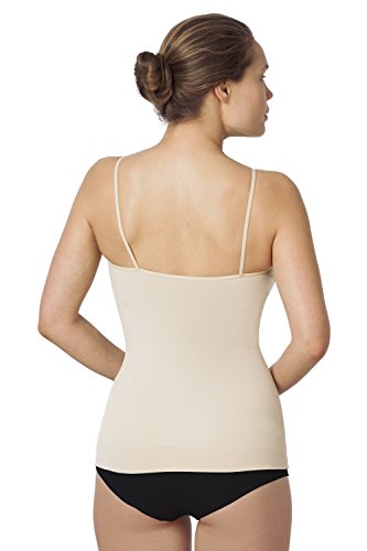 SLEEX Camiseta Moldeadora con Tirantes Finos, Carne, Talla L/XL