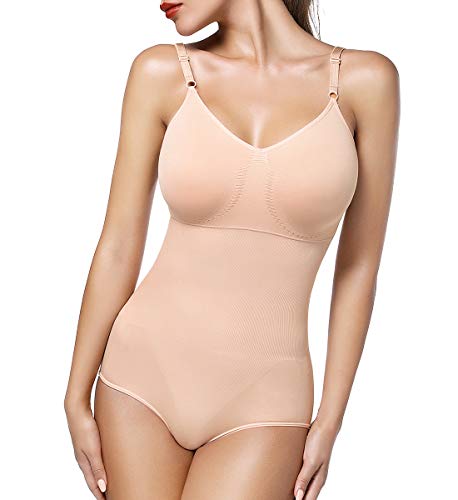 SLIMBELLE® Mujer Bodies Moldeadores Lencería Moldeadora Faja sin Costuras Body Reductor Abdomen Adelgazante Corsé Bodysuit Shapewear
