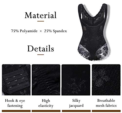 SLIMBELLE® Mujer Body Reductor Bodies Moldeadores Faja Reductora Abdomen Adelgazante Lencería Moldeadora Sin Costuras Corsé Bodysuit Shapewear Body Shaper