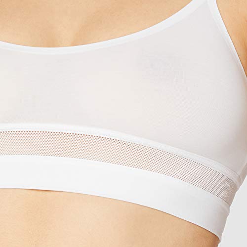 Sloggi Ever Fresh Crop Top Corsé, Blanco (White 0003), 38 (Talla del Fabricante: Small) para Mujer