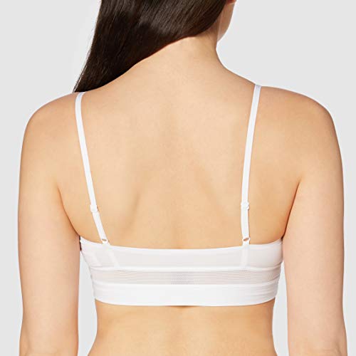 Sloggi Ever Fresh Crop Top Corsé, Blanco (White 0003), 38 (Talla del Fabricante: Small) para Mujer