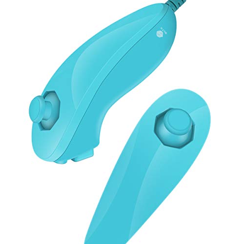 SLTX - Mando a distancia para Nintendo Wii Video Game/Nintendo Wii/Wii U (producto de terceros) azul celeste