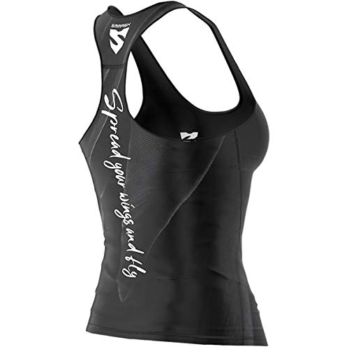 SMMASH Herme Sport Top Tank para Mujer, Camiseta de Tirantes Deportivas, Camiseta sin Manga para Fitness, Yoga, Formación, Material Transpirable y Antibacteriano, (M)
