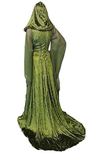 Snuter - Vestido - Manga Larga - para Mujer Verde XL