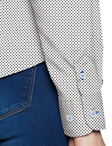 Solera SOLERAM Camisa, Blanco (BCO Lunar Azul 1548), Small (Tamaño del Fabricante:S) para Mujer