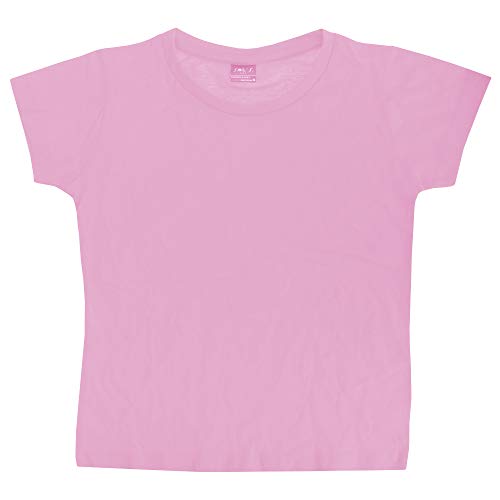 SOLS- Camiseta de Manga Corta para niñas (2 años) (Rosa Chicle)