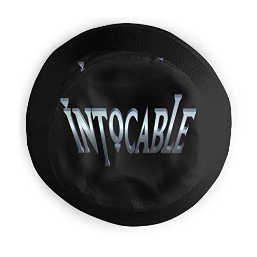 Sombrero de Playa clásico con Gorra de Cubo de Verano Intocable Logo Máscara Sombrero de Pescador para Hombre y Mujer