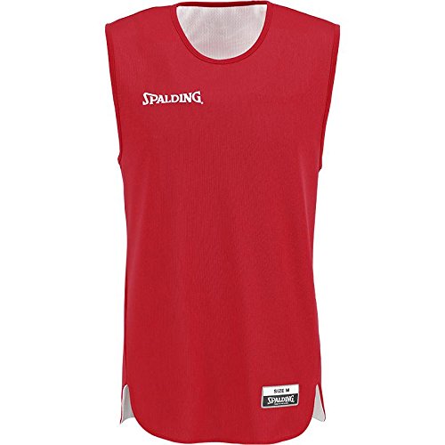 Spalding Doubleface Equipaciones Completas, Unisex niños, Rojo/Blanco, 140